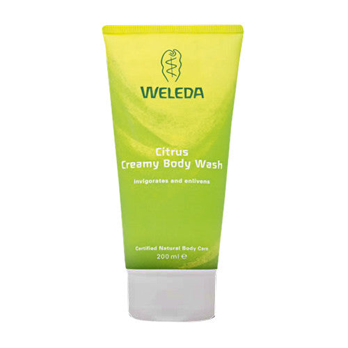 Weleda Invigorating Body Wash, Citrus Creamy - 6.8 Oz